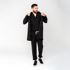 CUORE Bata Hombre Antifluidos Negro | SMOu